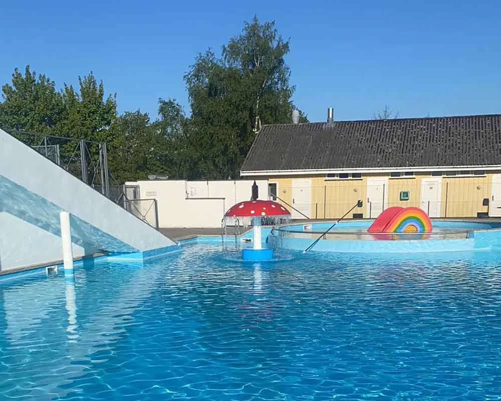 Badelandet på Hummingen Camping