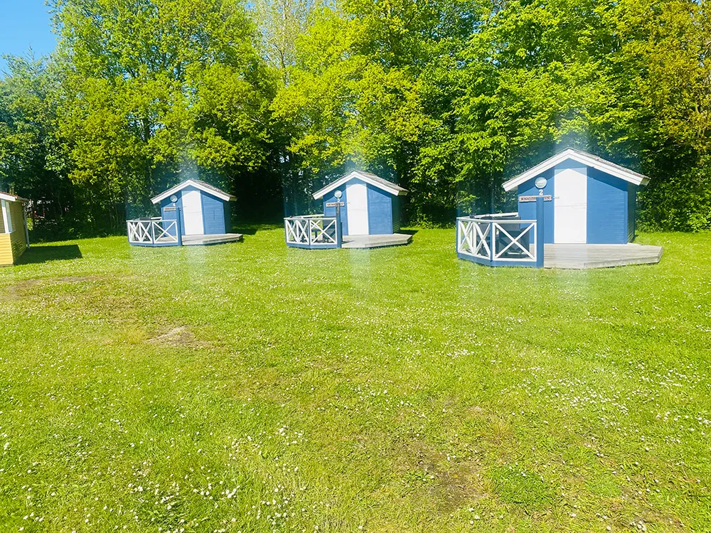 Hytter på Hummingen Camping tæt på stranden